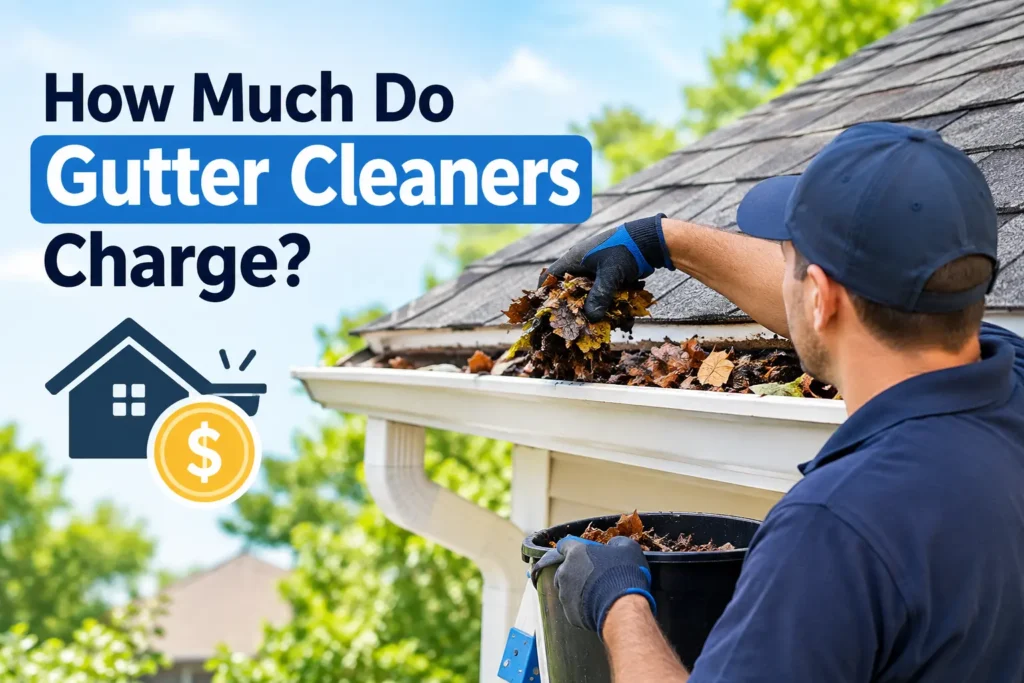 How much do gutter cleaners charge for professional gutter cleaning?